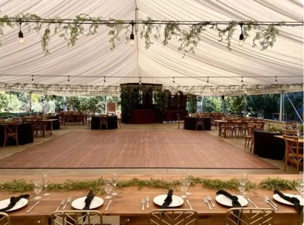 Outdoor event dance floor